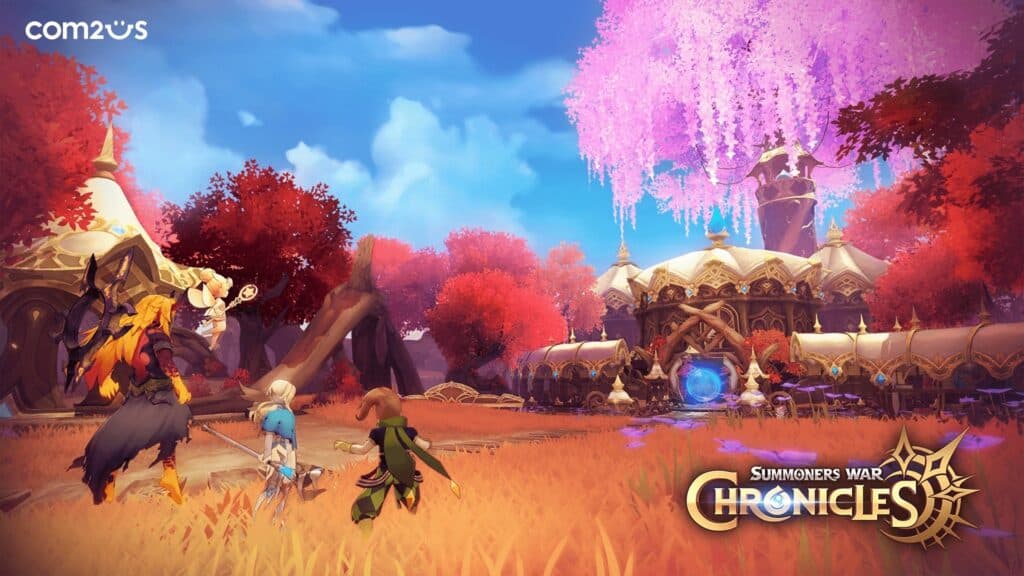 Summoners War Chronicles Gamescom 2021 screenshot 1 Com2uS, a known mobile games development and publishing company, announced that they reformed Summoners War: Chronicles as a complete NFT blockchain game before its expected early 2022 release.