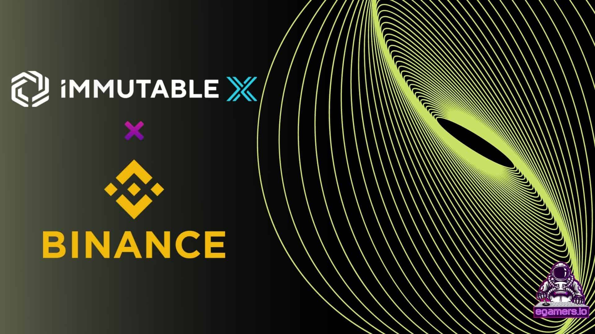 Binance Will List Immutable X IMX Token As Announced Today Immutable X's token, IMX was listed today on Binance with the token reaching an all-time high price at  and currently trading at ,6.