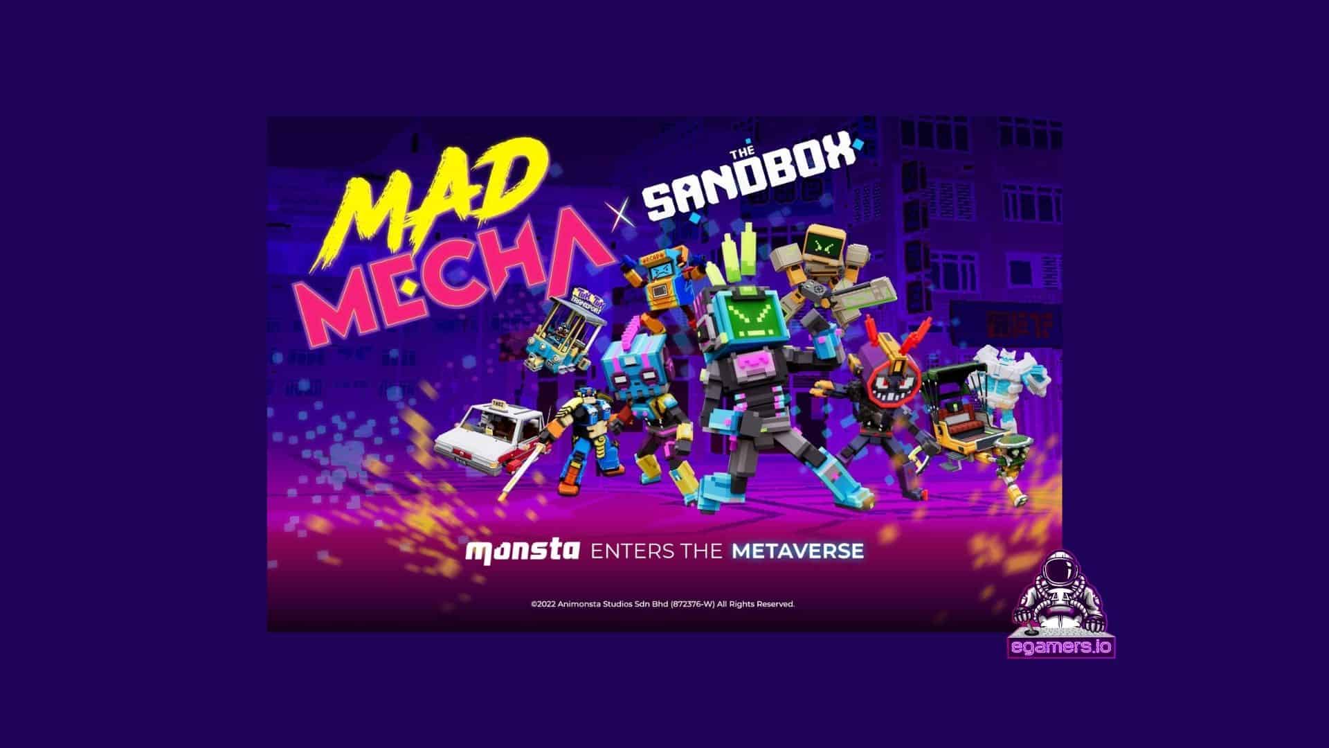 Another Exclusive Addition To The Sandbox With Monsta's 'Mad Mecha' Joining The Gaming Metaverse