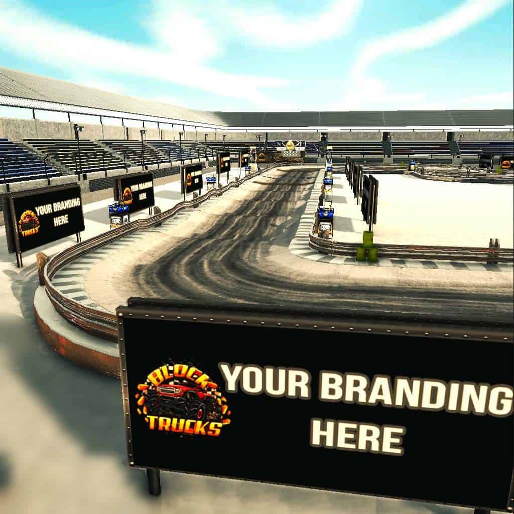 block trucks stadium snow Enjin welcomes the first racing multiplayer game to its ecosystem, BlockTrucks!