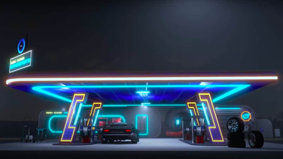 Fuel station in Ready Player Motorsport