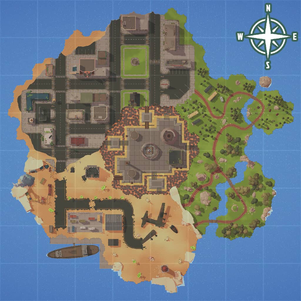 Ground Island is the first location for BLAST ROYALE