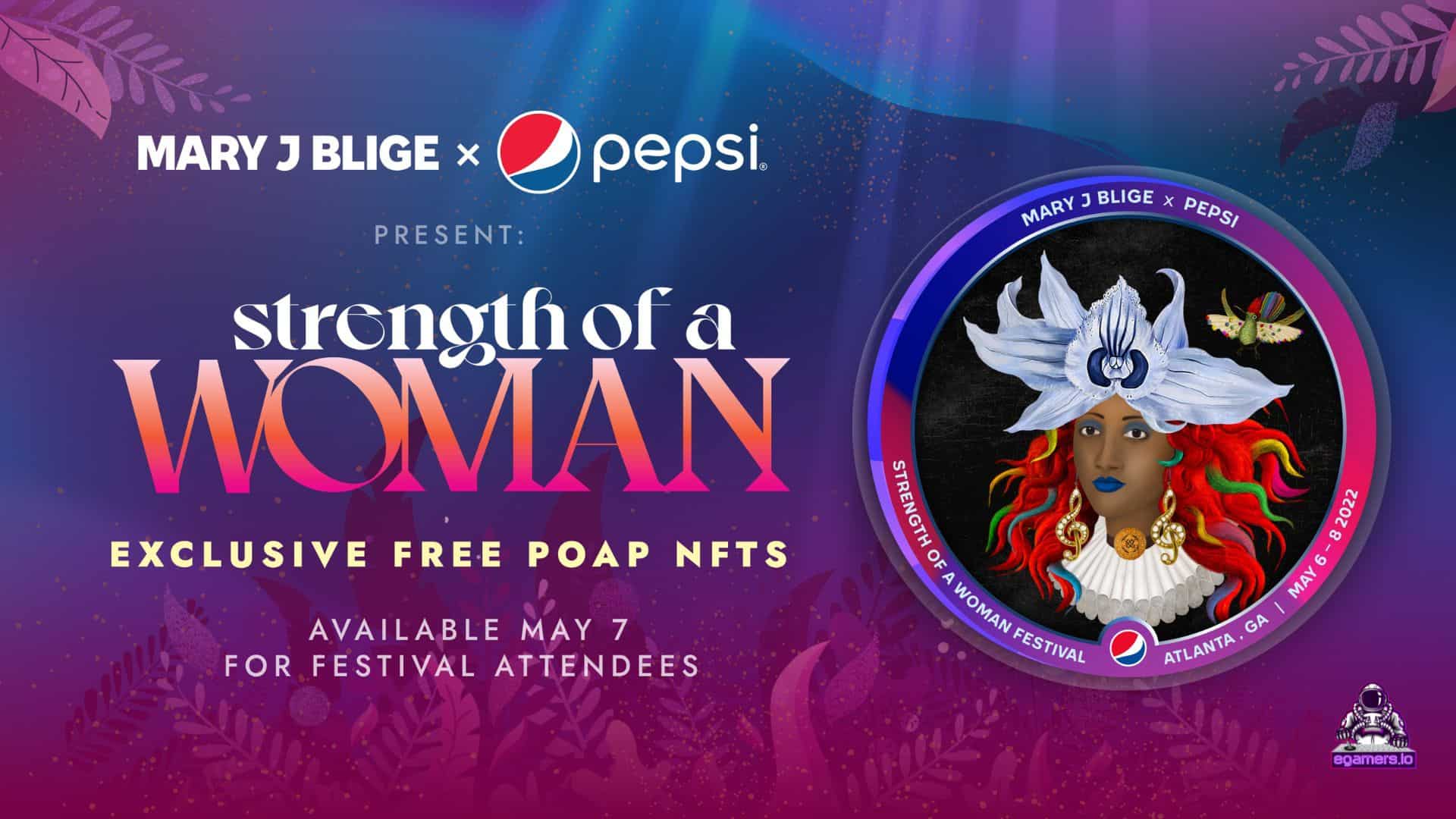 Pepsi x Carla Hall Give Away FREE POAP NFTs to Festival Attendees
