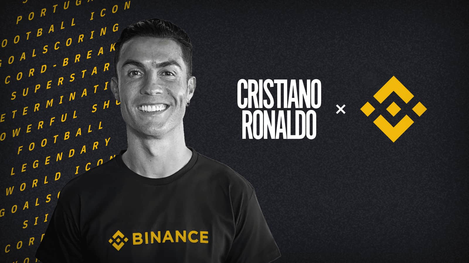 Ronaldo Binance Just In! Binance announces a multi-year partnership with the GOAT Christiano Ronaldo. Binance announced this on their Twitter and CR7 retweeted. 
