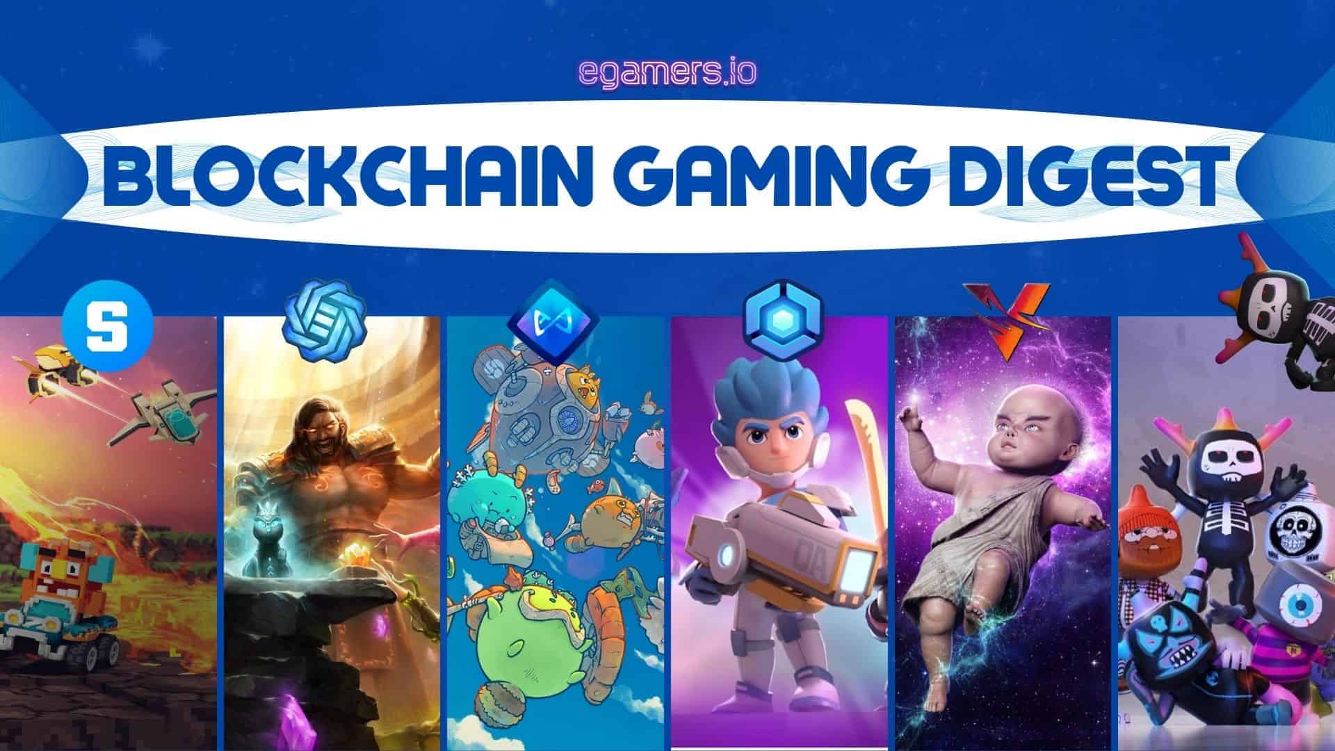BLOCKCHAIN GAMING DIGEST new Welcome to the first episode of "Blockchain Games Explained*". A video series dedicated to blockchain gaming in which, we present a variety of blockchain games under two minutes.