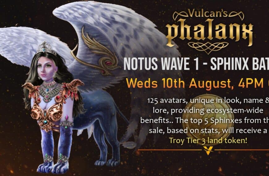 Vulcan’s Phalanx Sale Goes Live Today