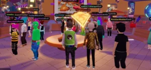 Decentraland gameplay screenshot 2 – Casual crypto game on Ethereum