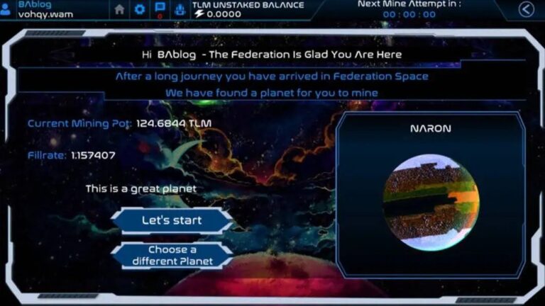 Alien Worlds screenshot 2