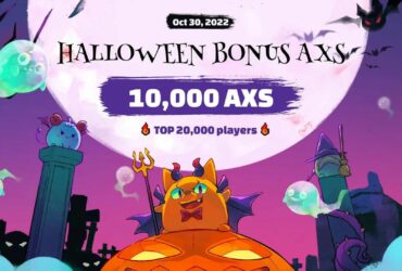 Axie Infinity Announces Halloween Bonus AXS Leaderboard Rewards