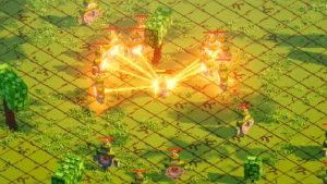 Voxies gameplay screenshot 2 – MMORPG crypto game on Polygon