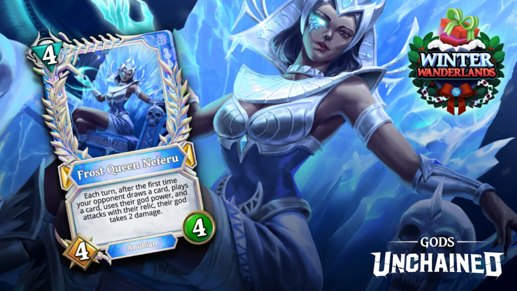 Untitled 3 Leading Web3 trading card game Gods Unchained is celebrating Christmas by releasing 20 holiday-themed NFT collectibles called Winter Wanderlands.