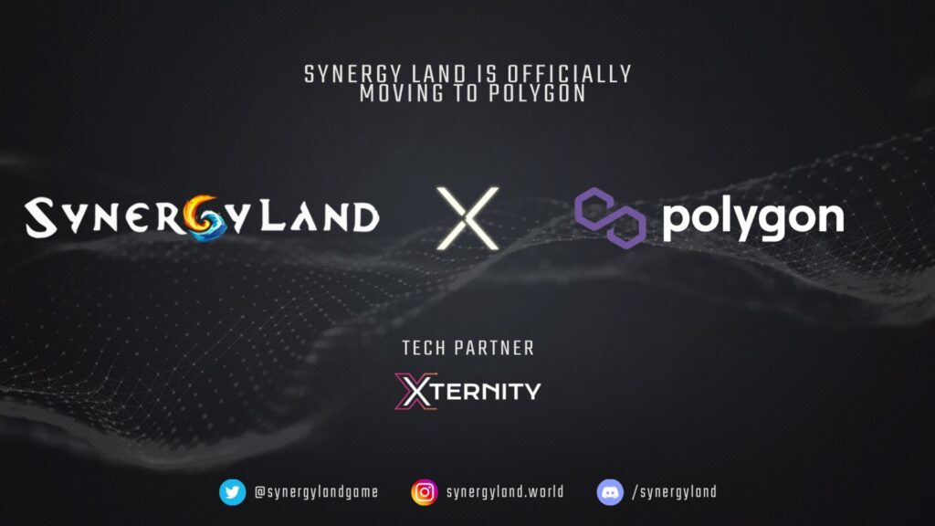 Synergy Land is officially moving to Polygon from Solana.