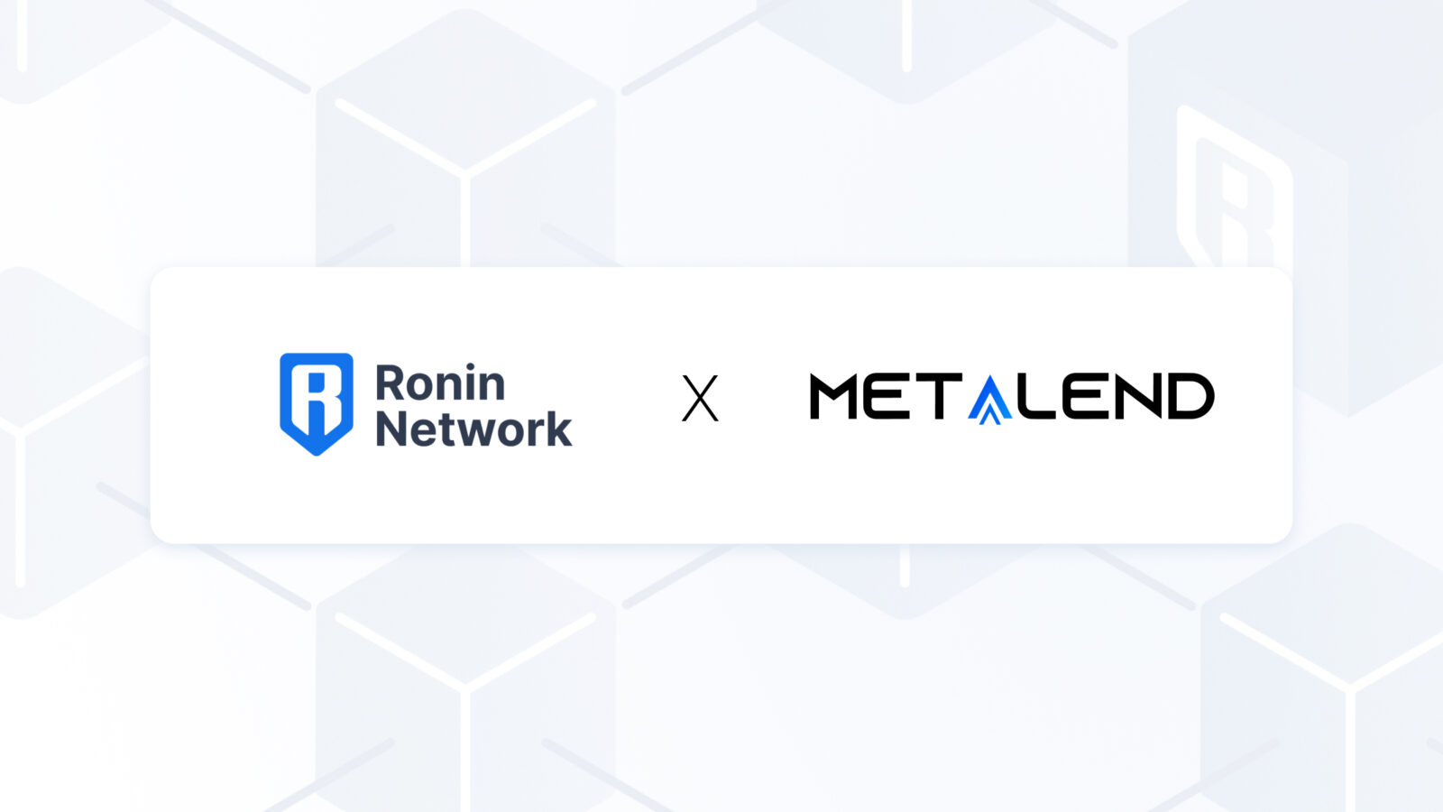 MetaLend is Now LIVE on Ronin