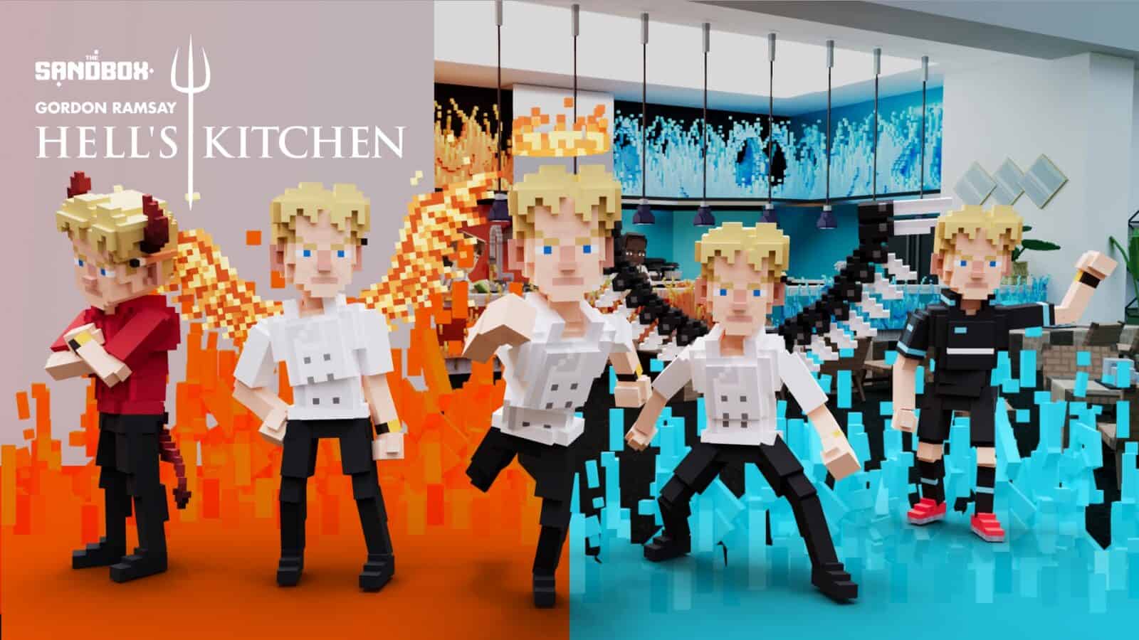 Gordon Ramsay's Hells Kitchen NFTs to be Featured in The Sandbox Metaverse