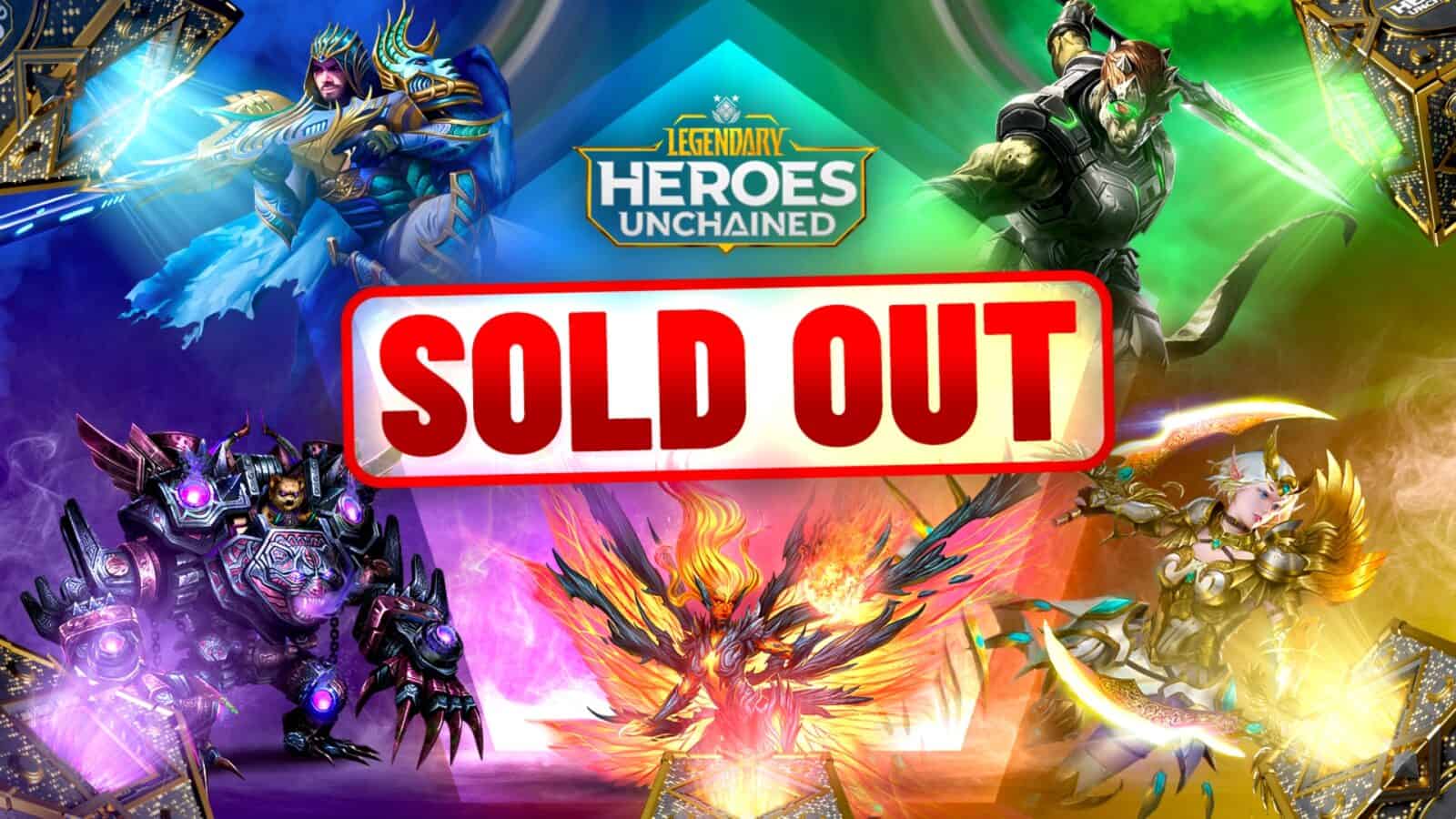 RPG Game Legendary: Heroes Unchained Announces the Sellout of all 5,000 Royalty Passes