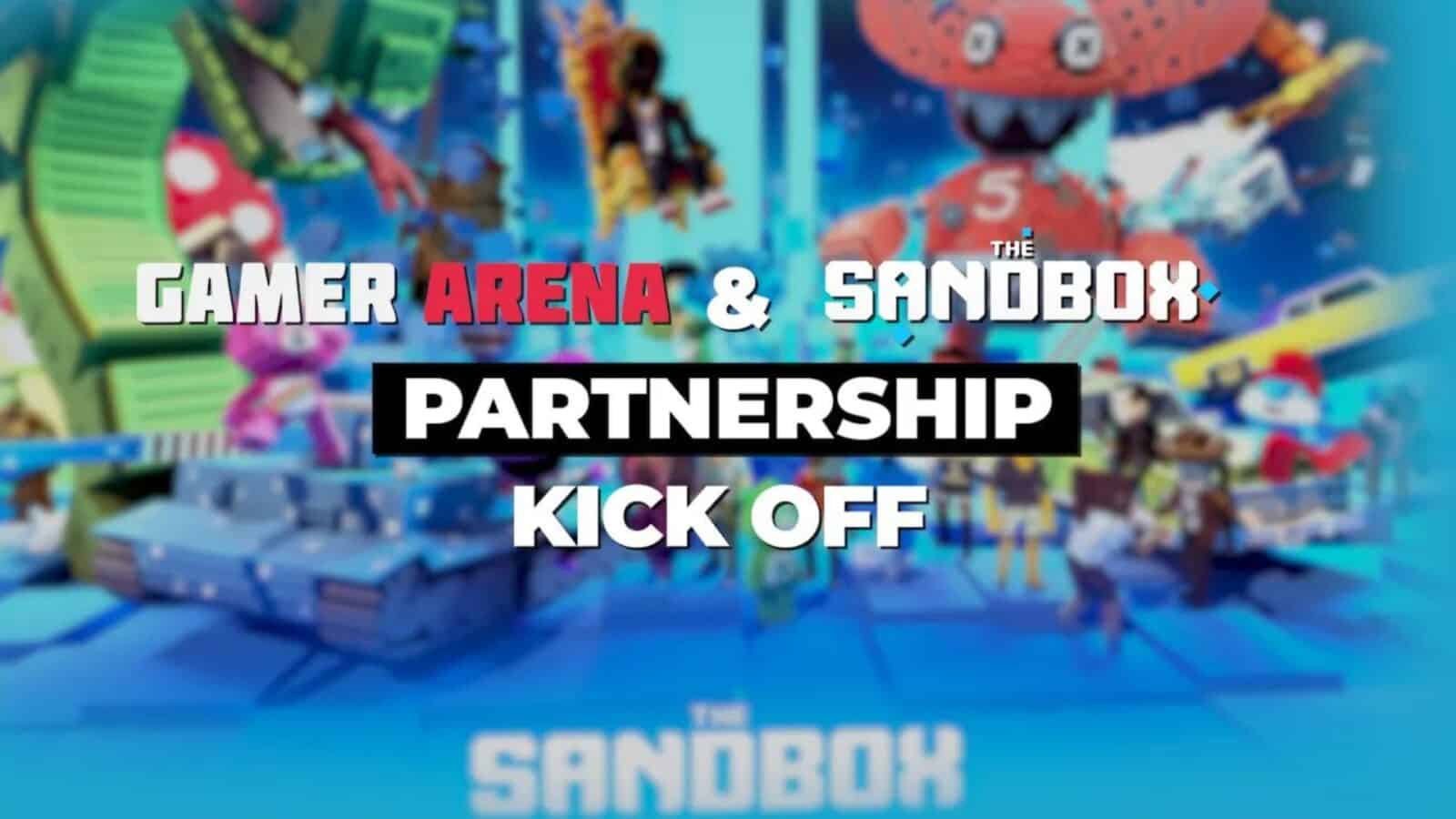 The Sandbox Announces Partnership with Gaming Platform Gamer Arena