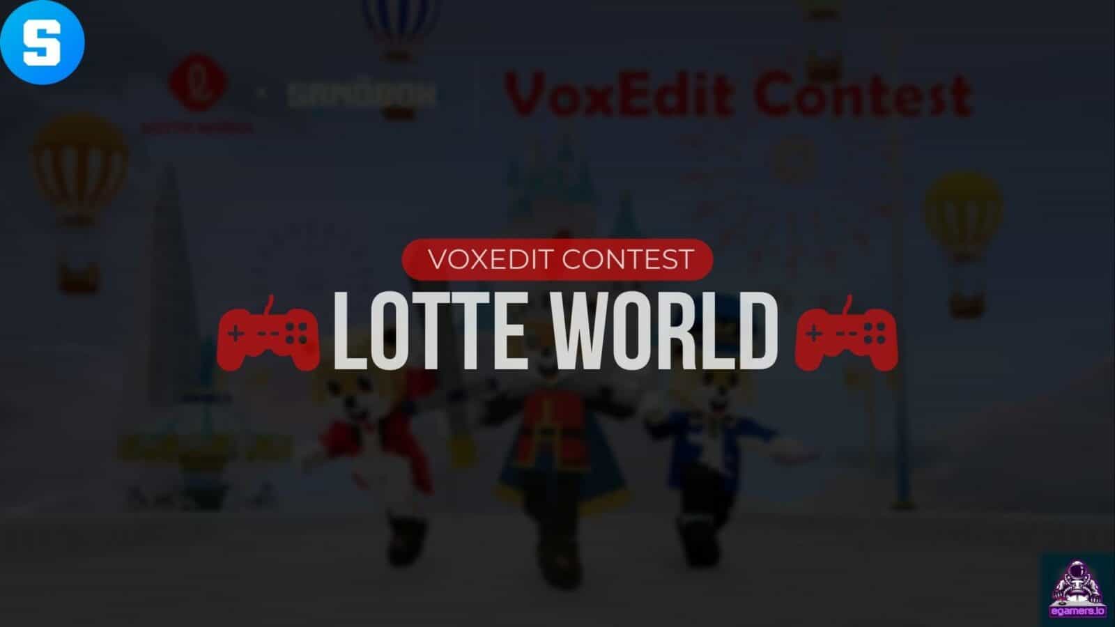 Lotte World Challenges Voxel Artists with Exciting Design Contest