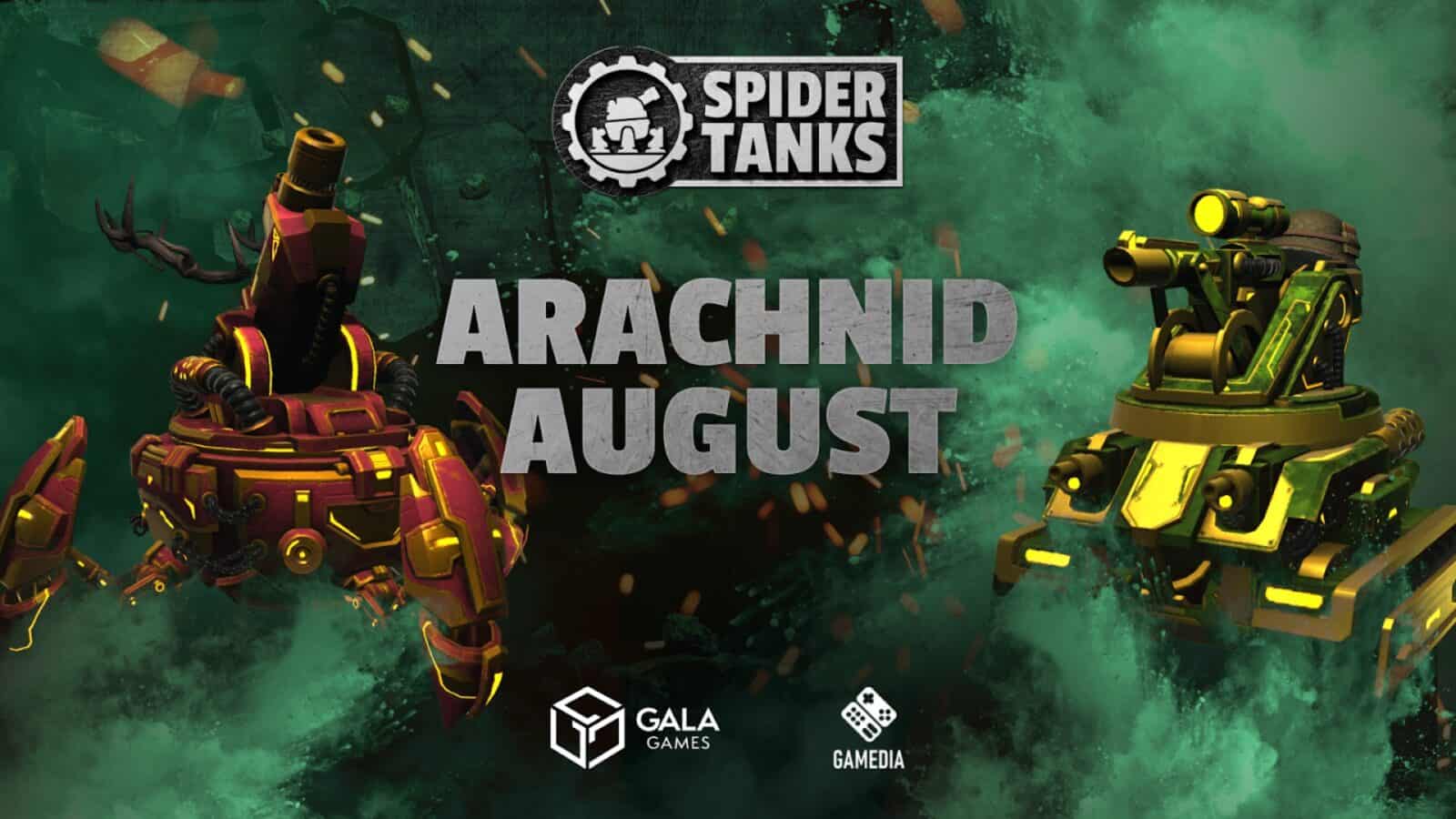 Spider Tanks Epic Arena Challenge: Arachnid August Takes Flight