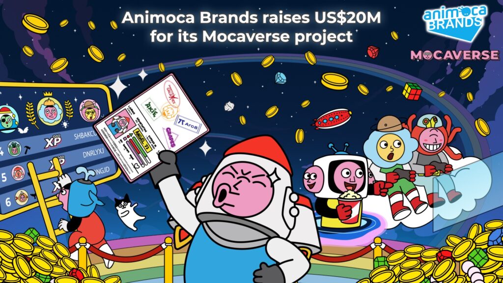 Animoca Brands Secures M Funding for Mocaverse Development