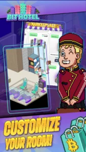 Bit Hotel gameplay screenshot 4 – Building crypto game on BNB Chain