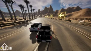 DeRace gameplay screenshot 2 – Racing crypto game on Ethereum