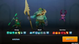 Elemental Raiders gameplay screenshot 2 – Adventure crypto game