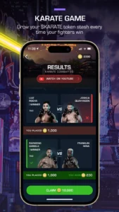 Karate Combat gameplay screenshot 3 – Action crypto game on BNB Chain