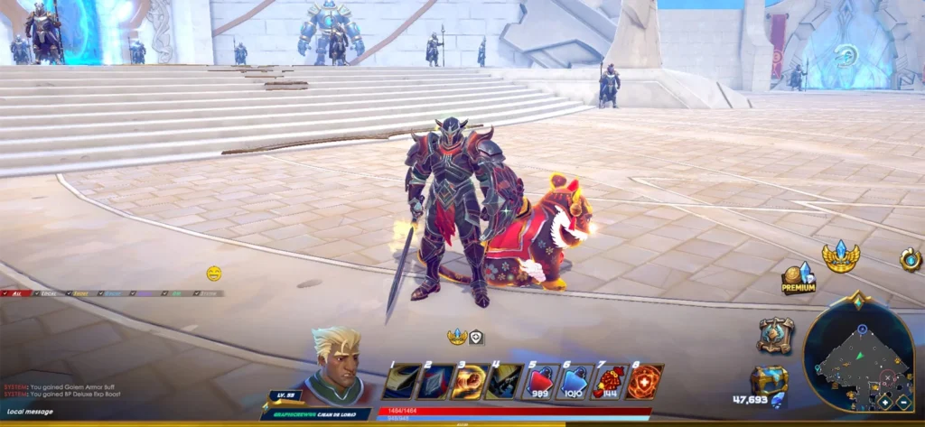 Legends of Elumia gameplay screenshot 1 – Adventure crypto game on Solana