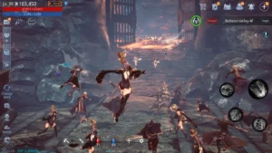 MIR4 gameplay screenshot 2 – Fantasy crypto game on BNB Chain