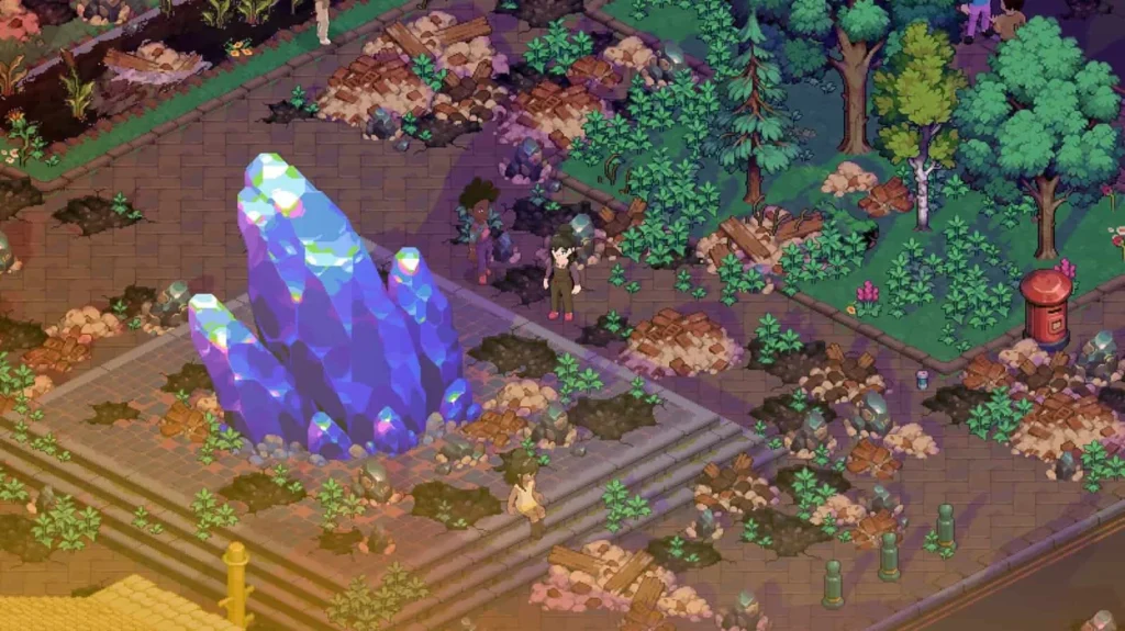 Moonfrost gameplay screenshot 1 – Adventure crypto game on Solana