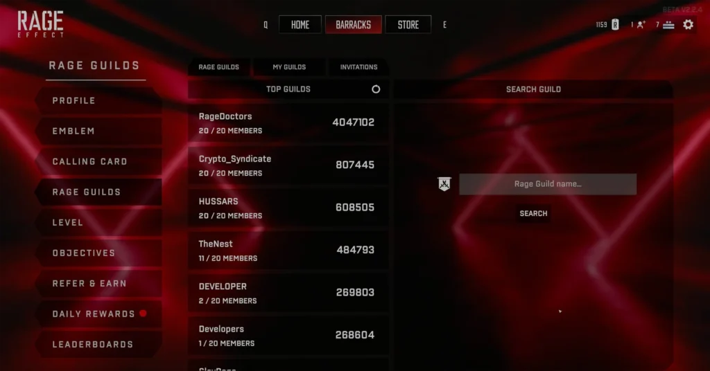 Rage Effect gameplay screenshot 1 – FPS crypto game on Solana