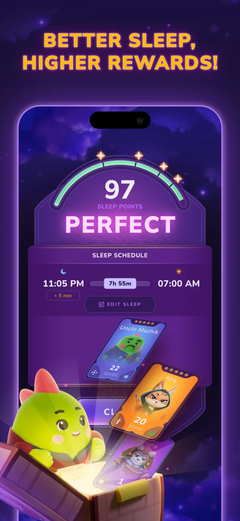 Sleepagotchi screenshot 1
