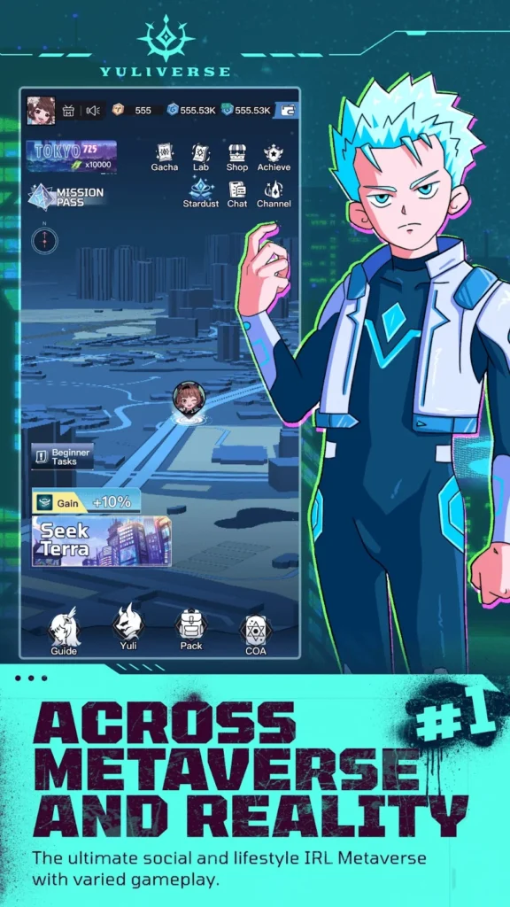 Yuliverse gameplay screenshot 1 – Adventure crypto game on BNB Chain