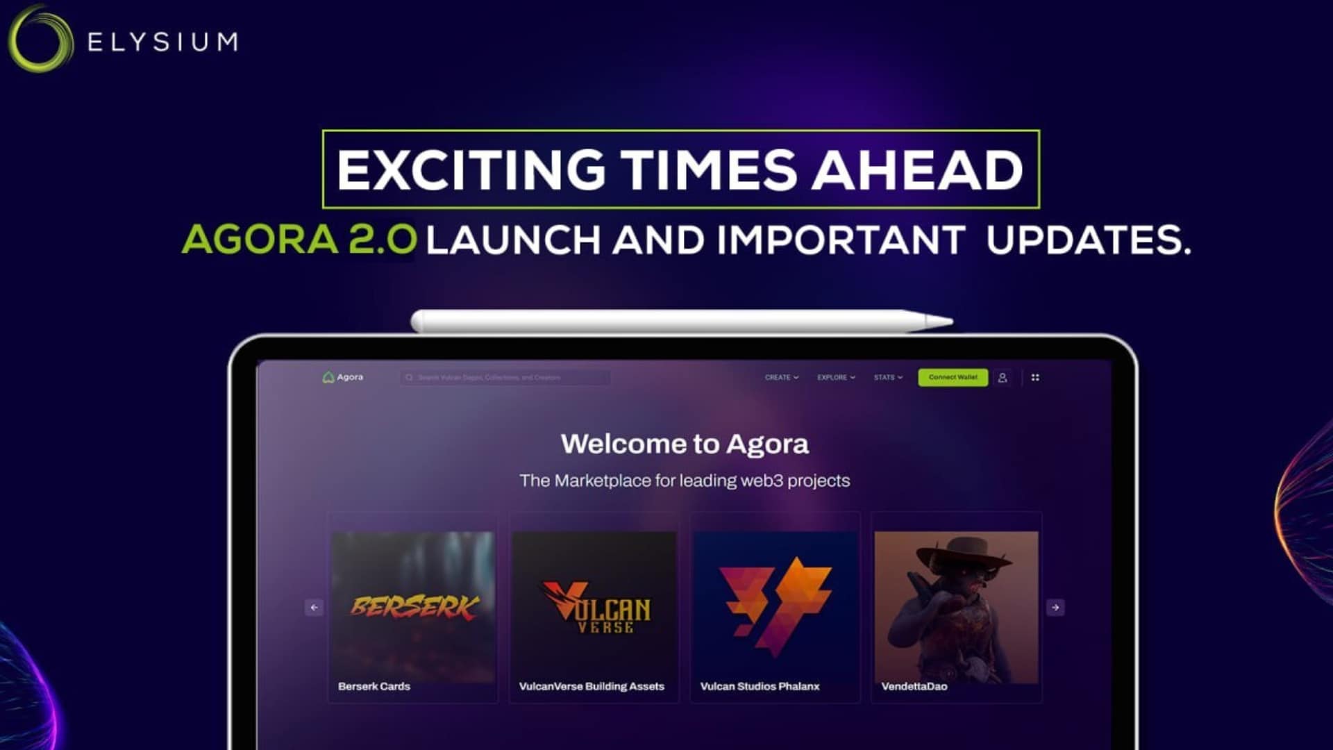 Vulcan Solid Unveils Agora 2.0 Elysium Market – EGamers.io