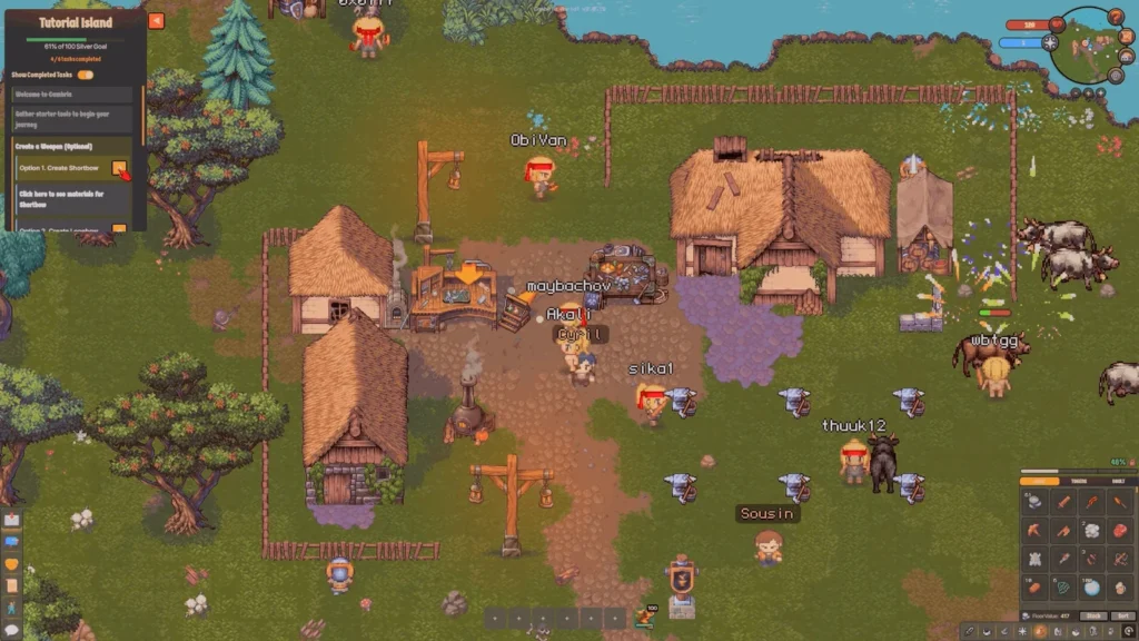 Cambria gameplay screenshot 1 – Adventure crypto game on Base