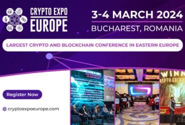 1600x900 bs Bucharest, Romania, 3-4 March 2024 –– The highly anticipated Crypto Expo Europe (CEE) will take over the luxurious Radisson Blu Hotel in Bucharest, Romania on March 3. The two-day event, the largest crypto and blockchain conference in Eastern Europe, is expected to attract over 3,000 attendees including leading lights from the worlds of tech and crypto, as well as institutions, regulators, entrepreneurs, and avid Web3 enthusiasts.