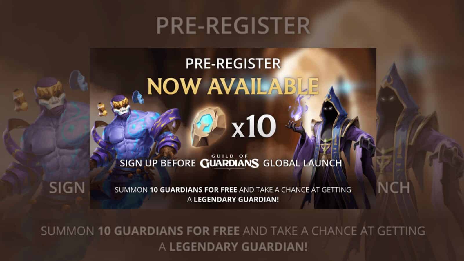 Guild of Guardians: Unlock Free Rewards by Pre-Registration