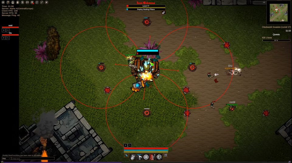 Etherscape gameplay screenshot 1 – Action crypto game on Enjin