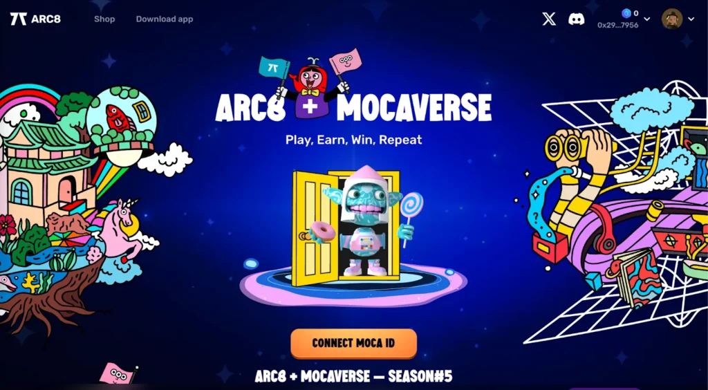 arcade mocaverse Animoca Brands, a big player in the gaming and blockchain industry, has teamed up with Arc8 to host a series of unique events and tournaments dubbed "Into the Mocaverse," exclusively for Mocaverse NFT and Realm Ticket holders.
