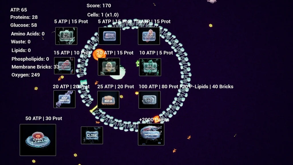 Cellula gameplay screenshot 1 – Action crypto game on BNB Chain