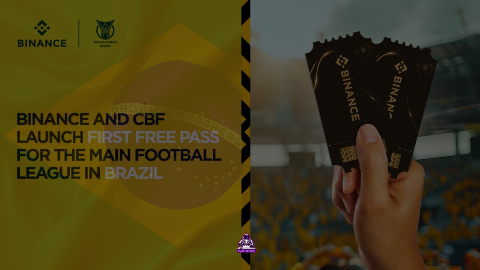 Binance and CBF Launch Free Pass for the Main Brazilian Football League Matches