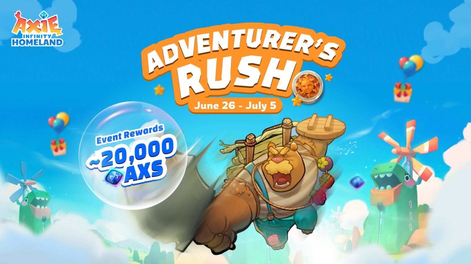 Homeland Adventurers' Rush: Axie Infinity's 10-Day Challenge with Major Rewards