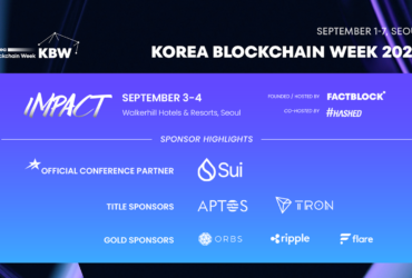 korea blockchain week pr SEOUL, South Korea, June 18, 2024 – Korea Blockchain Week 2024, Asia's most impactful blockchain conference, is delighted to announce a slate of prolific top-tier sponsors and headline speakers. Sui, an innovative Layer-1 blockchain created by Mysten Labs, has been named the Official Conference Partner. The title sponsors include Aptos Foundation and Tron while Orbs, Flare Network, and Ripple are the Gold sponsors. The full list of partners participating as Silver, Bronze, and Copper sponsors is available on KBW's official website.