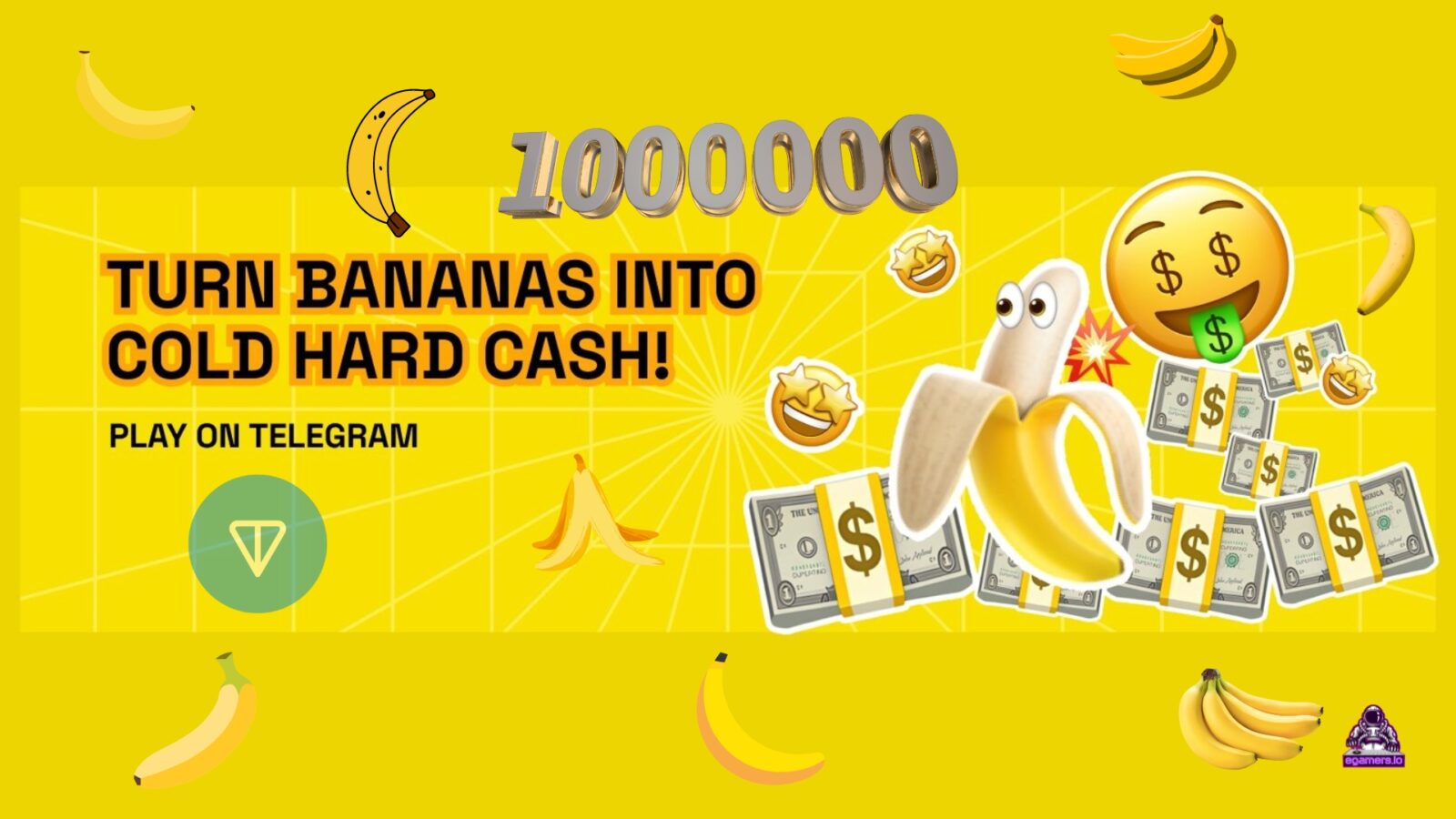 Banana Game Explodes on TON Network With Over 1M Players in Three Days