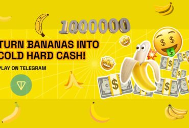 Banana Game Explodes on TON Network With Over 1M Players in Three Days