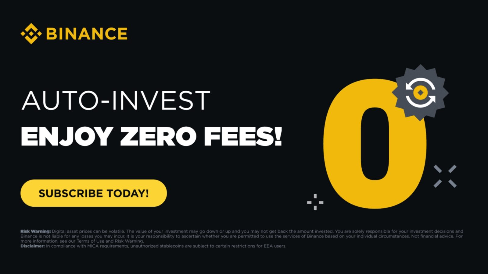 Binance Introduces Fee Free Trading on Auto Invest Plans Amidst Expansion in Dubai Binance, the leading global cryptocurrency exchange, has launched a new campaign to promote its Auto-Invest service by offering zero fees. This incentive applies to all aspects of the service, including trade subscriptions and Index plans.