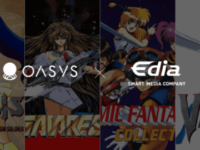 oasys edia Oasys has secured an exclusive partnership with Edia Corporation, which holds the rights to 139 retro game intellectual properties (IPs). Oasys will serve as the exclusive distributor for all 139 retro game IP titles in the Web3 and global markets, introducing a new user base to Web3 gaming.