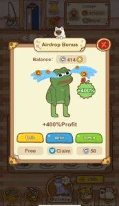 Catizen gameplay screenshot 5 – Minigames crypto game on TON