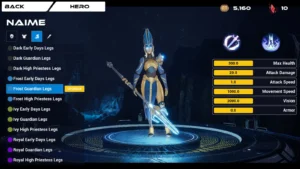 Eternal league gameplay screenshot 3 – crypto game on Ethereum