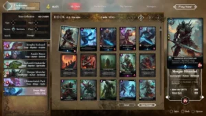 Wargrum gameplay screenshot 2 – Card Games crypto game on Cardano